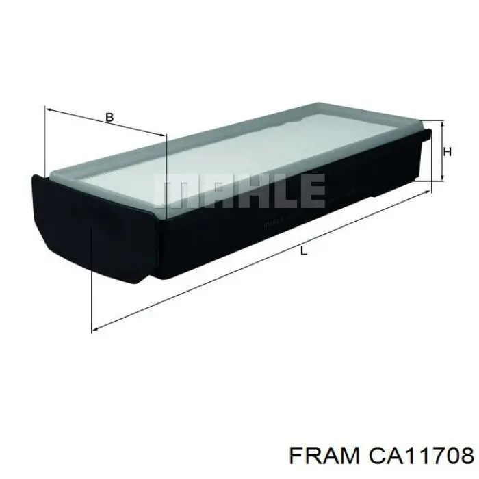 CA11708 Fram filtro de aire