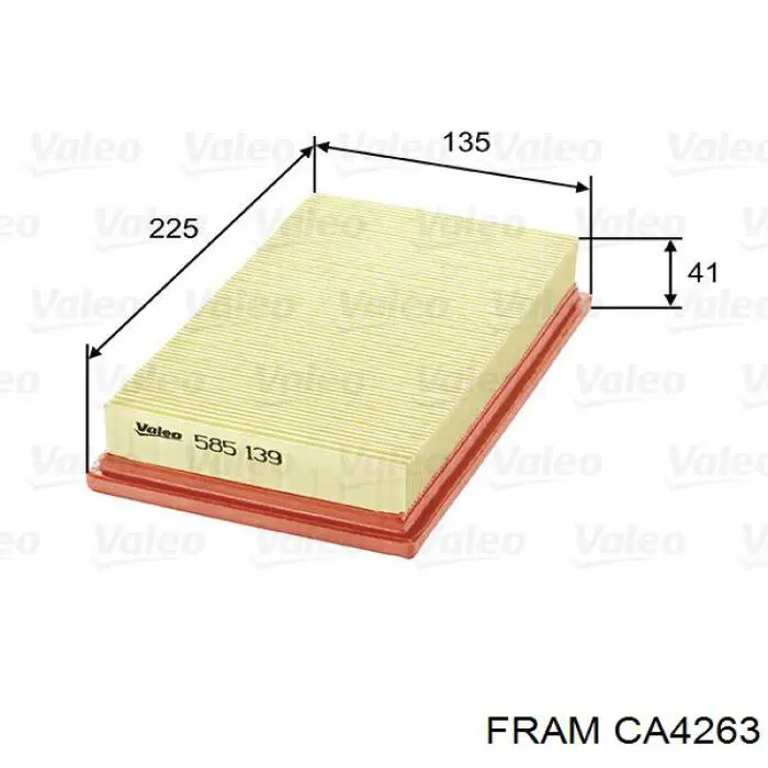 Filtro aire Donaldson P622148