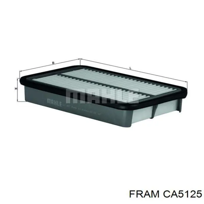 CA5125 Fram filtro de aire