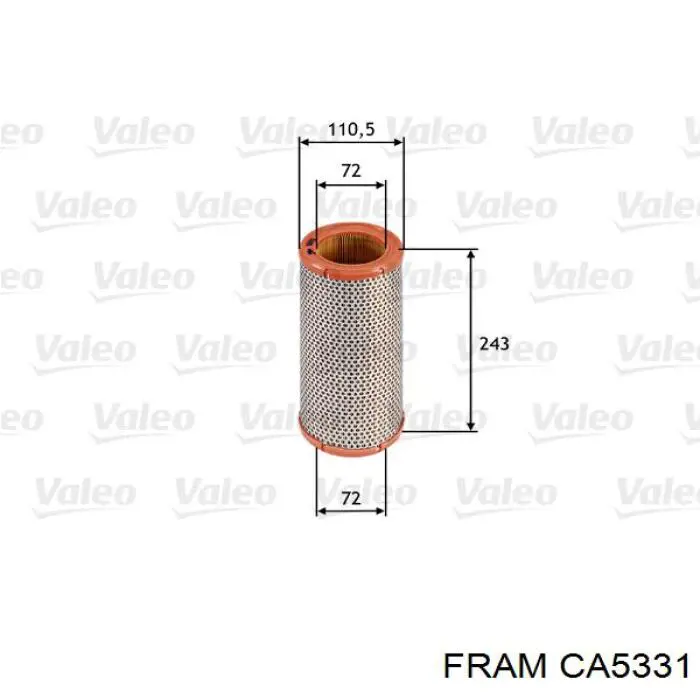 FA-0631JM Japan Parts filtro de aire