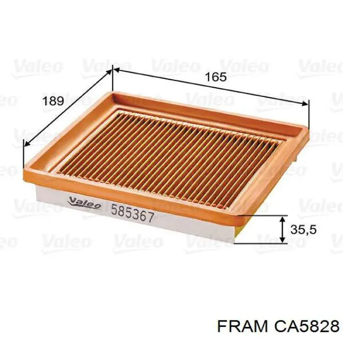 PF1497 Patron filtro de aire