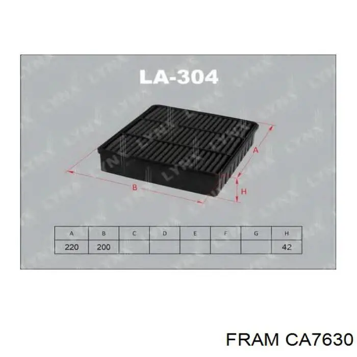 FA581S Japan Parts Filtro de aire de motor