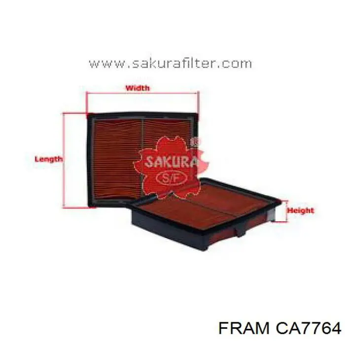 Filtro aire Fram CA7764