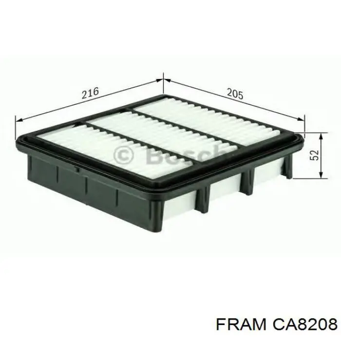 El filtro de aire Fram CA8208 precio, desde 6,70 EUR