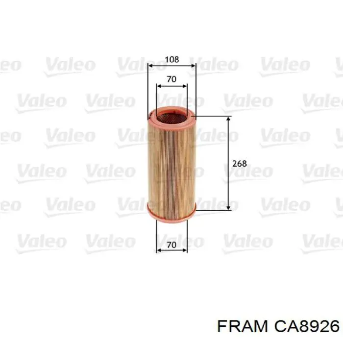 CA8926 Fram filtro de aire