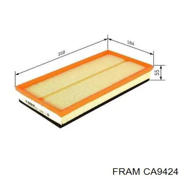 Comprar CA9424 Fram Filtro de aire