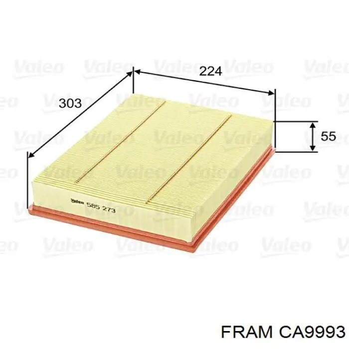 El filtro de aire Mando MMF015515 precio, desde 9,53 EUR