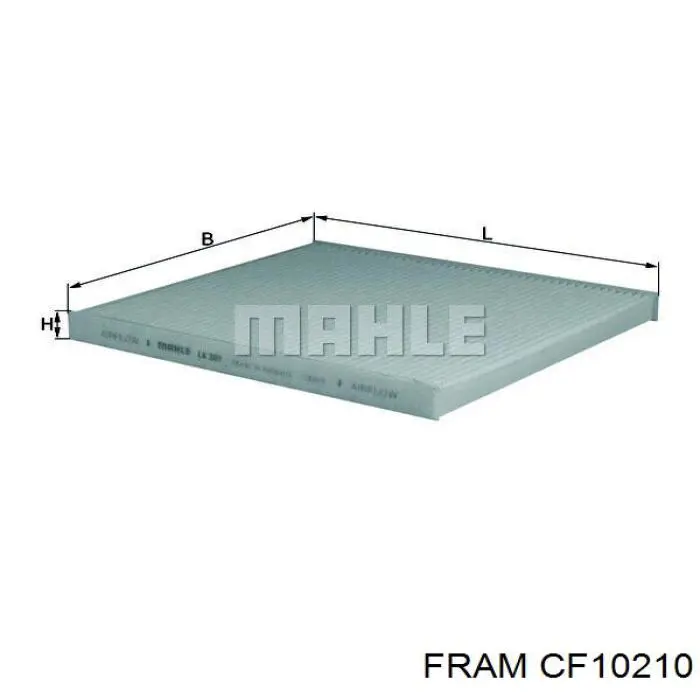 CF10210 Fram filtro de habitáculo