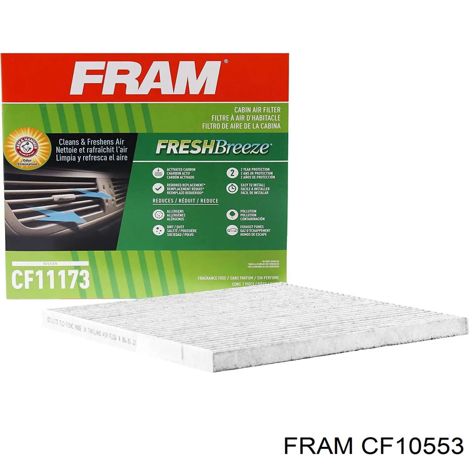 Filtro de cabina Fram CF10553 precio, desde 8,65 EUR