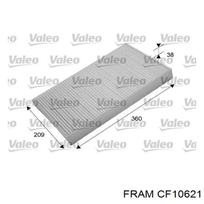 CF10621 Fram filtro de habitáculo