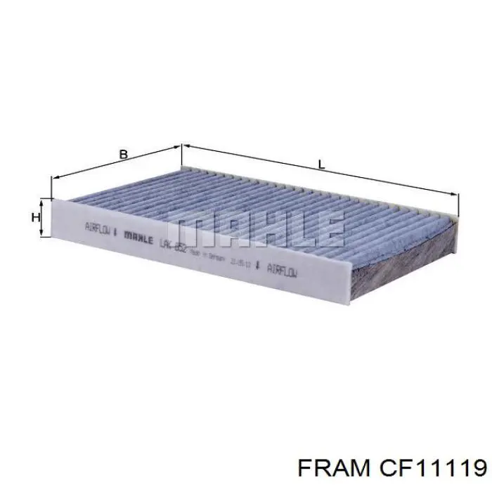 CF11119 Fram filtro de habitáculo