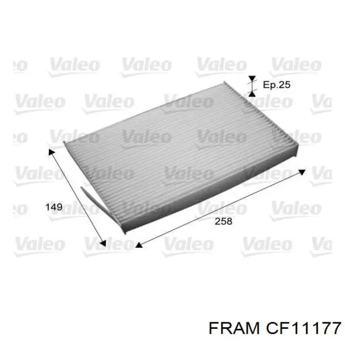 CF11177 Fram filtro de habitáculo