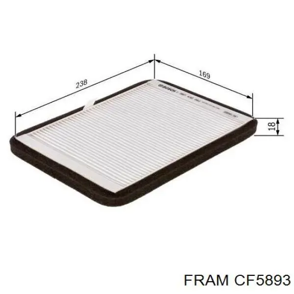 Comprar 7700424093 Renault (RVI) Filtro de aire del habitáculo