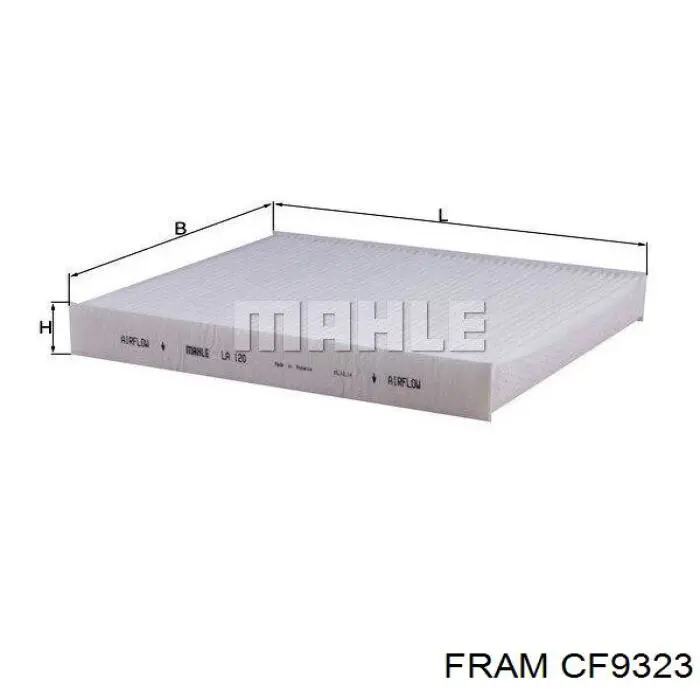 Filtro de cabina Fram CF9323 precio, desde 6,16 EUR