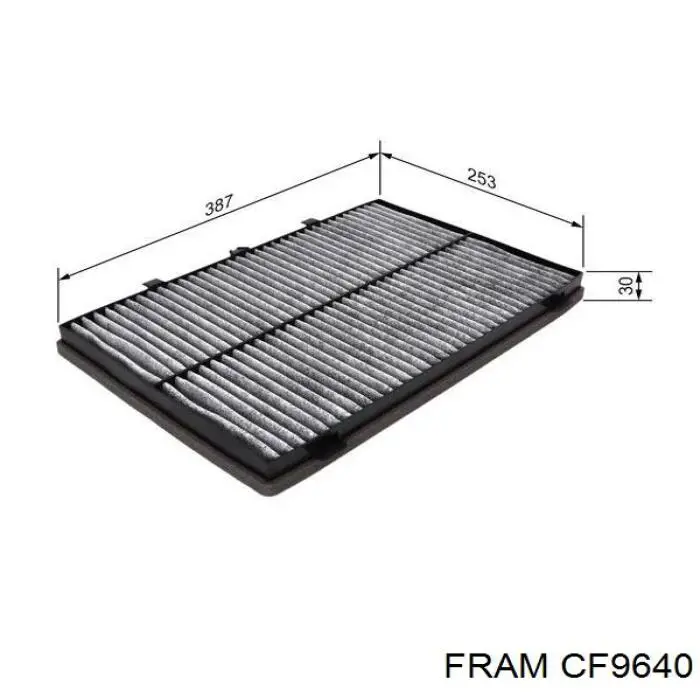 CF9640 Fram filtro de habitáculo