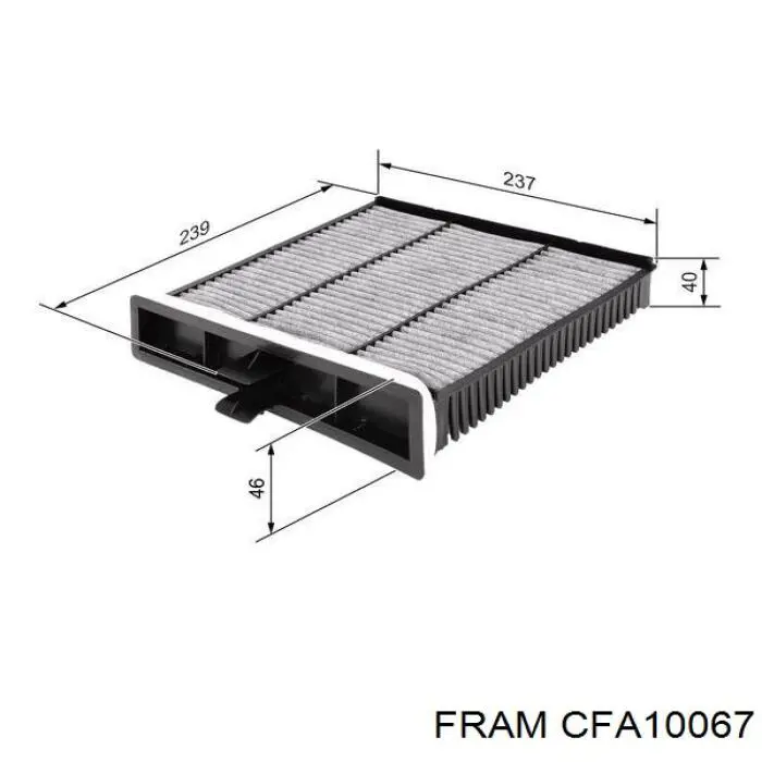 EKR7134 Mecafilter Filtro antipolen