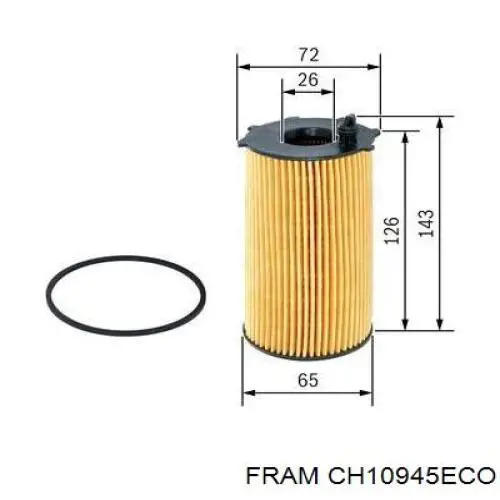 K68032204AA Fiat/Alfa/Lancia filtro de aceite