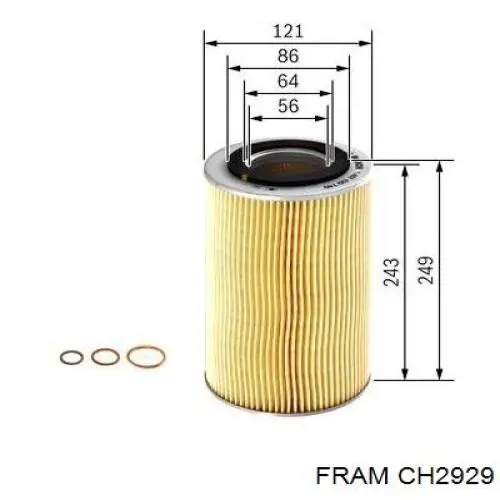 Filtro de aceite 51055040087 MAN