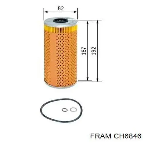 CH6846 Fram filtro de aceite