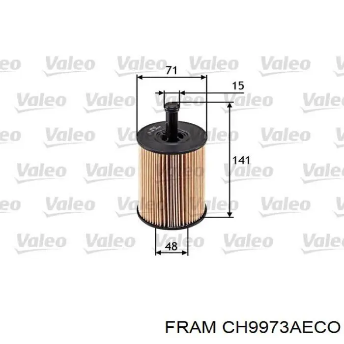 CH9973AECO Fram filtro de aceite