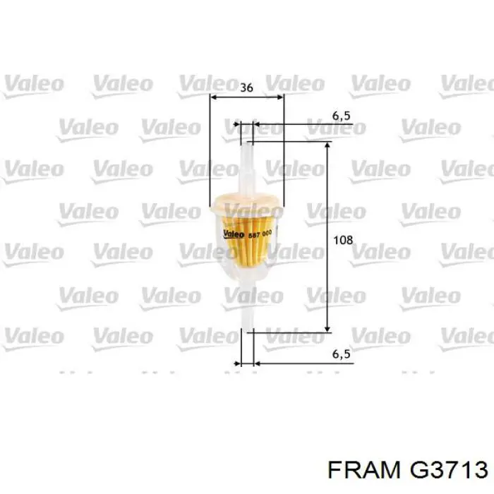 G3713 Fram filtro combustible