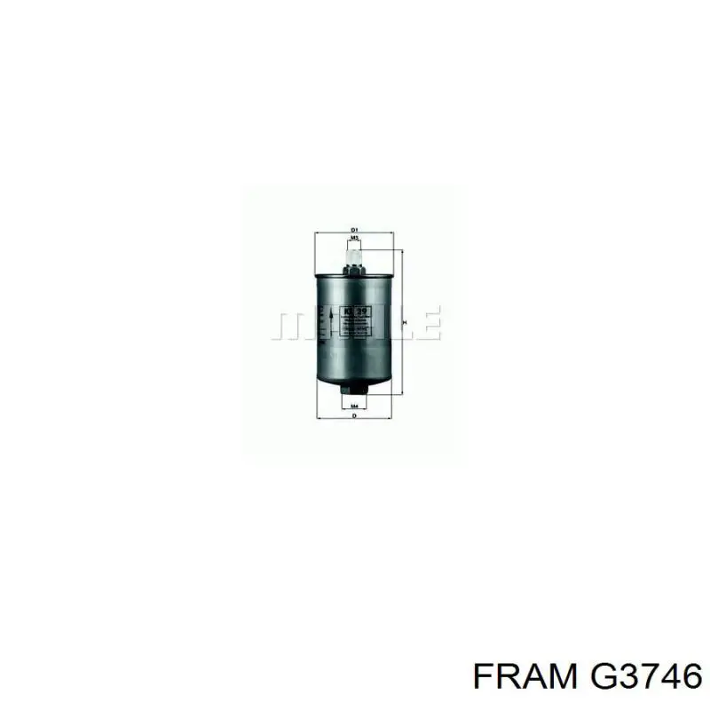 G3746 Fram Filtro de gasolina