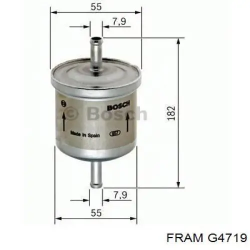 Filtro combustible Suzuki 1541084301 precio, desde 5,25 EUR