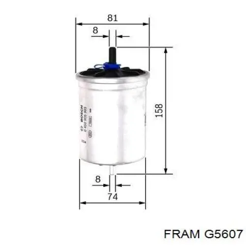 G5607 Fram filtro combustible