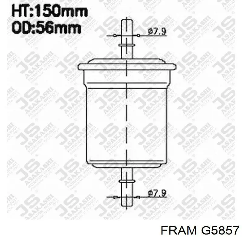 Filtro combustible Renault Scenic 2 JM0, JM1