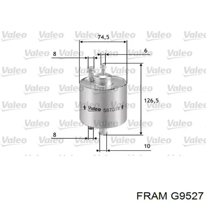 Filtro de combustible 0024773801 Mercedes