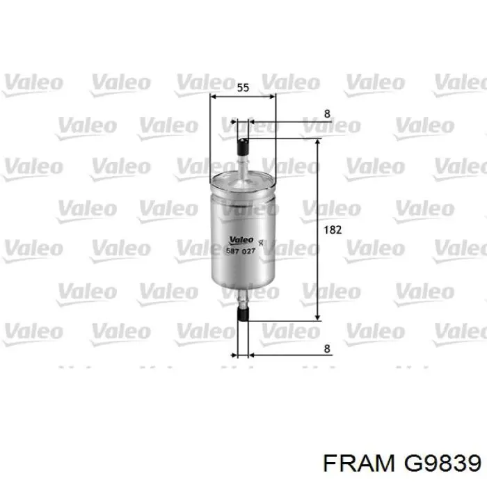 Filtro combustible Fram G9839 precio, desde 14,28 EUR