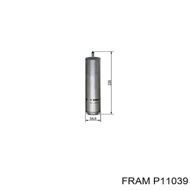 Filtro de combustible P11039 Fram
