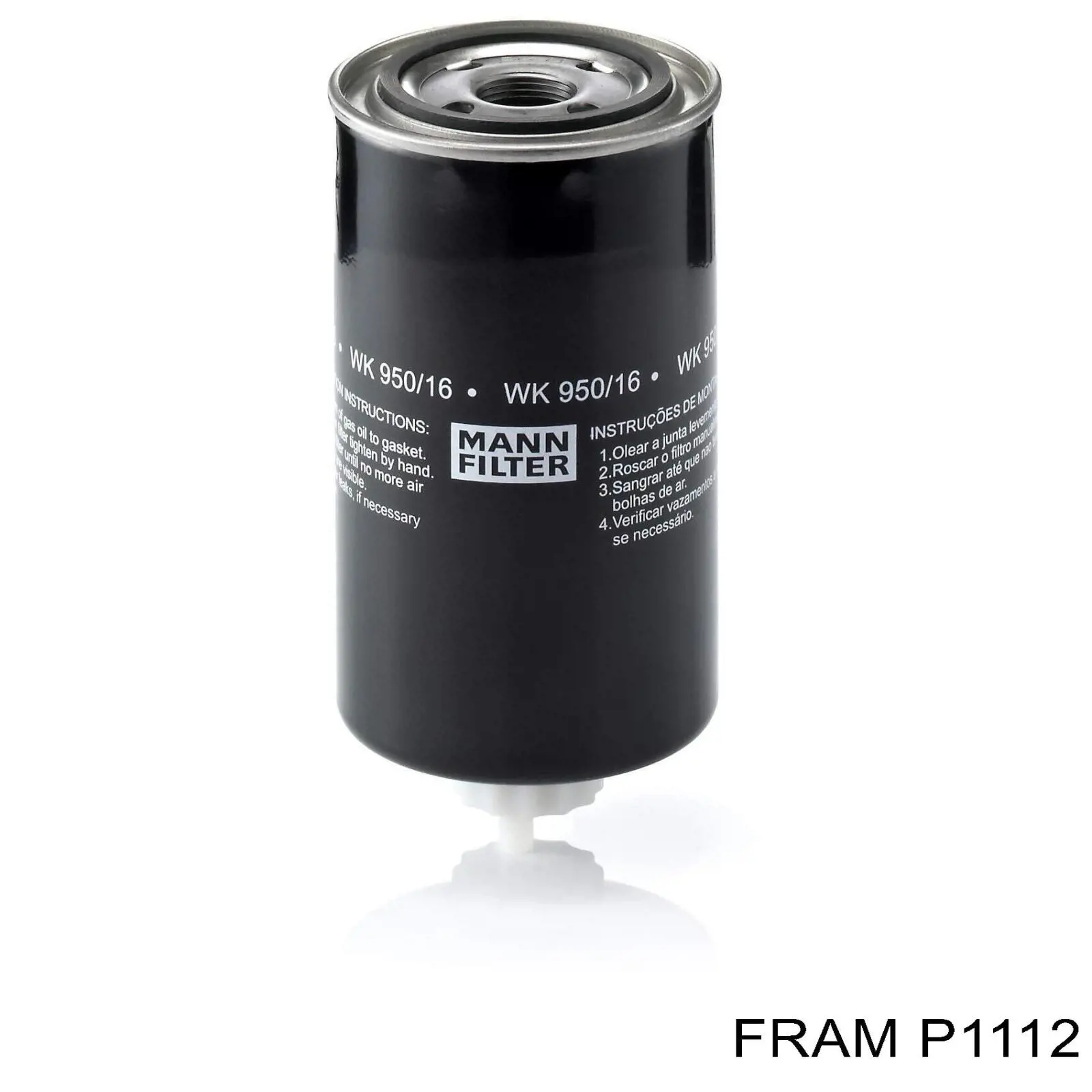 WK95016X Mann-Filter filtro combustible