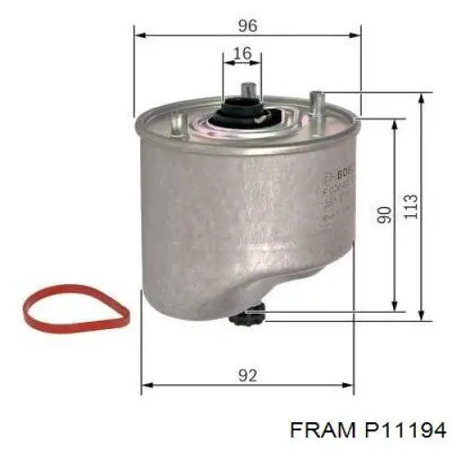 Comprar P11194 Fram Filtro diesel