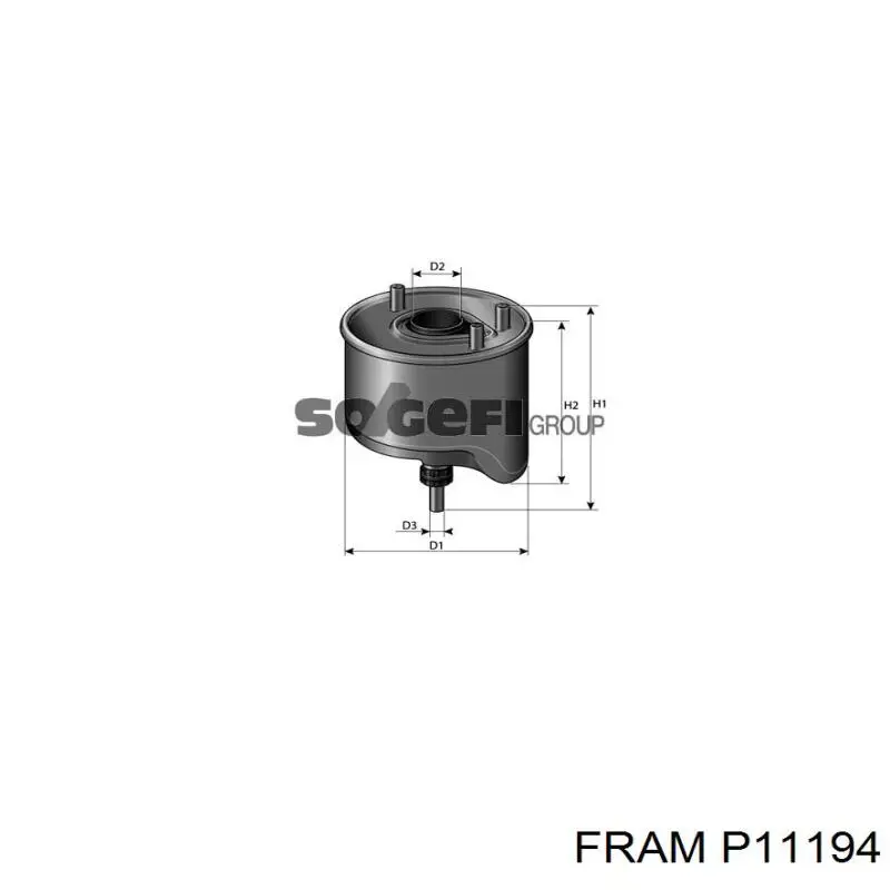 P11194 Fram filtro combustible