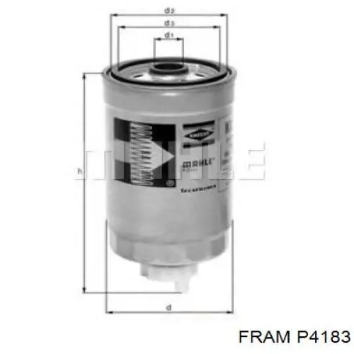 Comprar P4183 Fram Filtro diesel