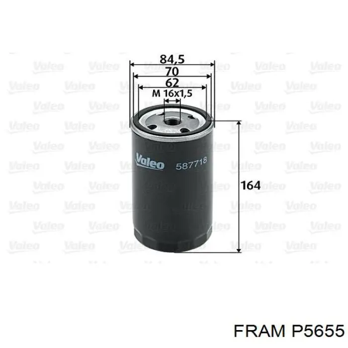 P5655 Fram filtro combustible