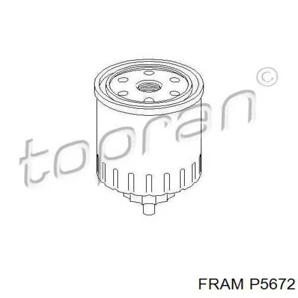 P5672 Fram Filtro de gasolina