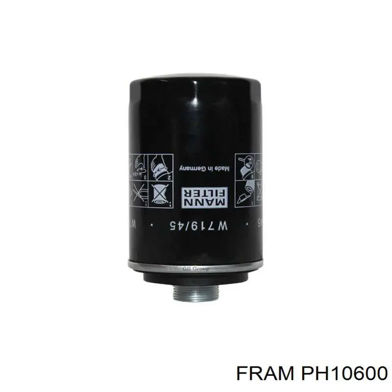6J115403R VAG filtro de aceite