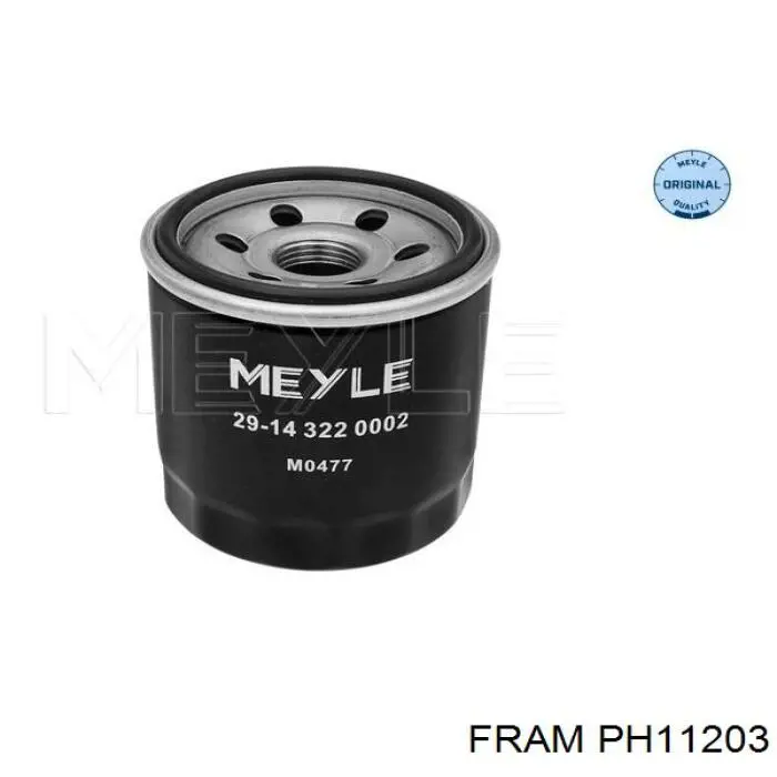 Filtro de aceite Fram PH11203 precio, desde 3,91 EUR