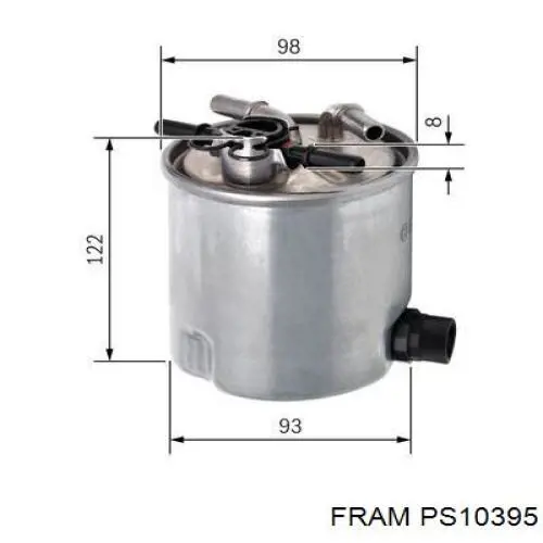 PS10395 Fram filtro combustible