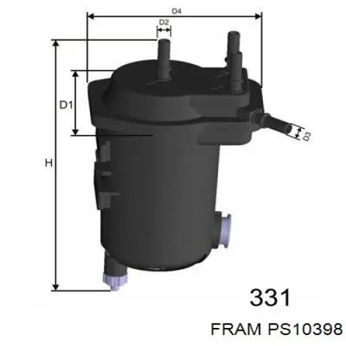 Filtro combustible Polcar FP5879 precio, desde 25,08 EUR