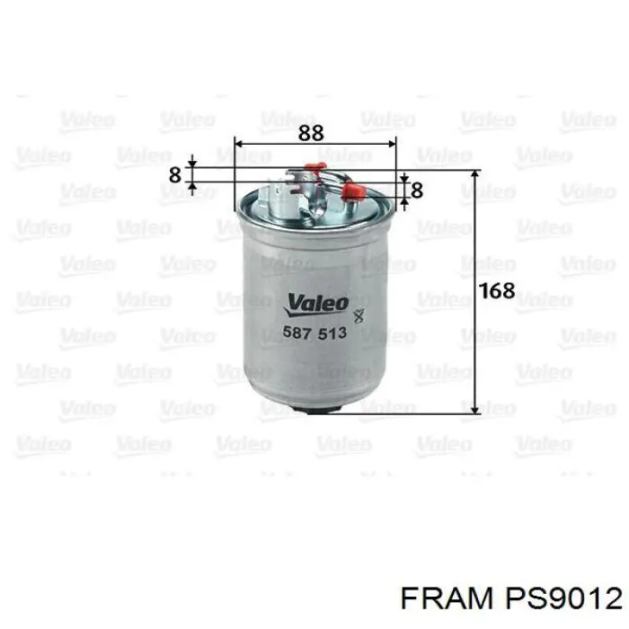 PS9012 Fram filtro combustible