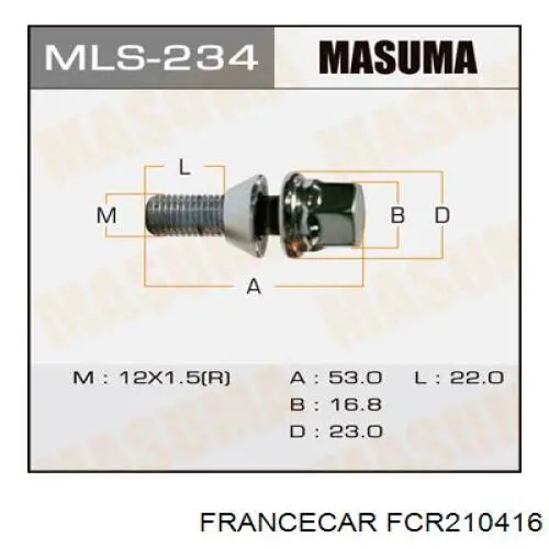 Tornillo de rueda BMW 3 E36