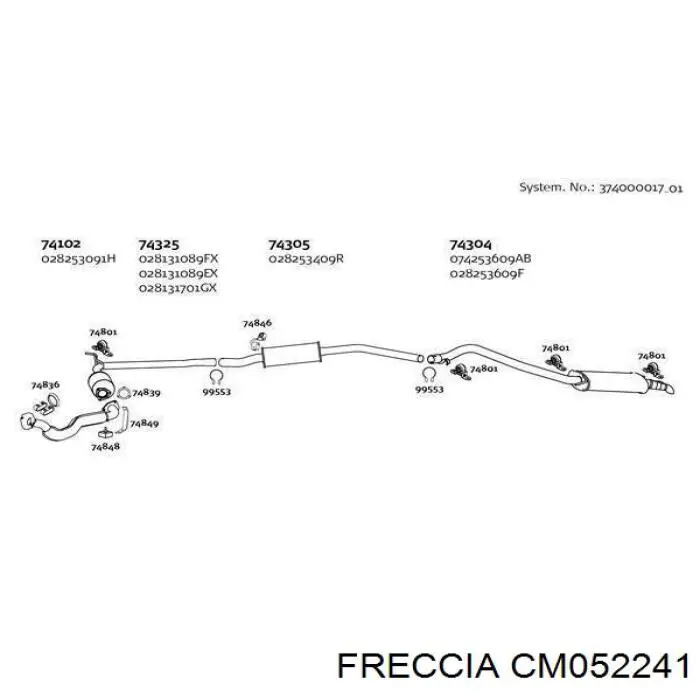 CM052241 Freccia árbol de levas