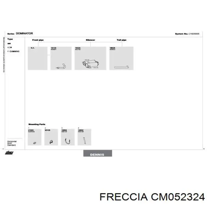 Árboles de levas Freccia CM052324 precio, desde 127,84 EUR