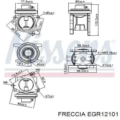 Válvula EGR LEV0029 Lucas