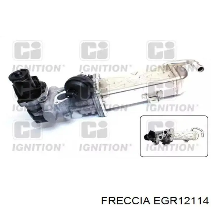 EGRAZ7025 Aisin Enfriador de recirculación de gases de escape EGR