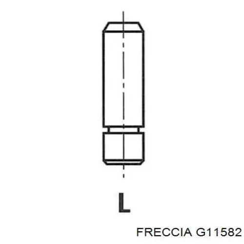 Guía de válvula G11582 Freccia