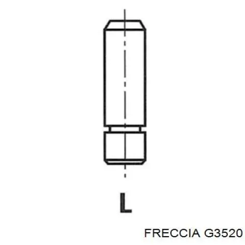 Guía de válvula Freccia G3520 precio, desde 3,13 EUR